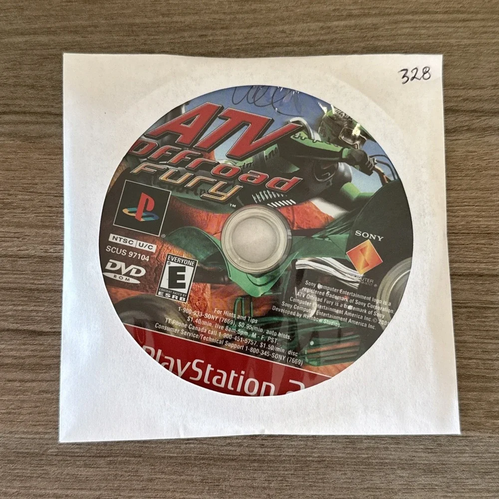 Sony PlayStation 2 PS2 ATV Offroad Fury 1 & 2 Tested Disc Discs Only‎